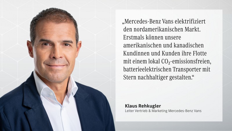 Mercedes-Benz Vans neuer eSprinter_ Klaus Rehkugler (Leiter Vertrieb&Marketing Mercedes-Benz Vans)Mercedes-Benz Vans neuer eSprinter_ Klaus Rehkugler (Leiter Vertrieb&Marketing Mercedes-Benz Vans)